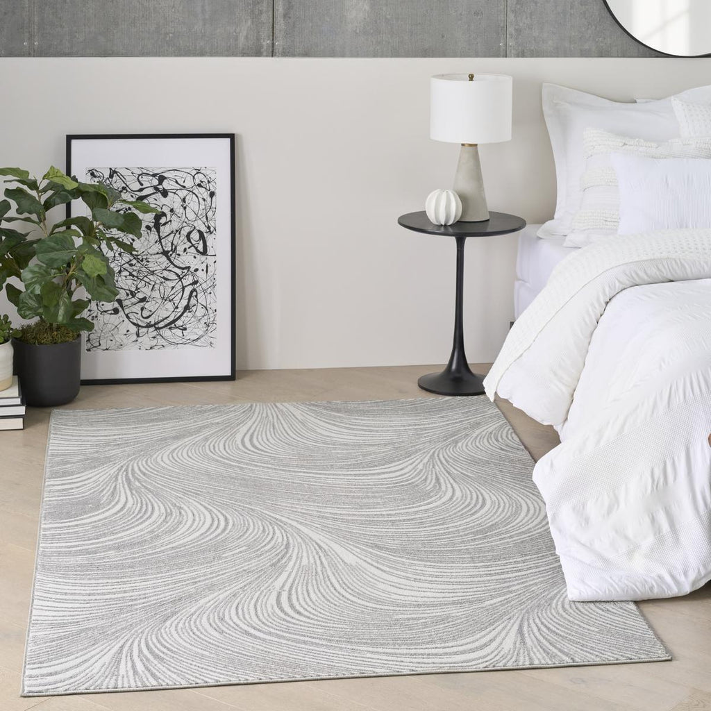 DKNY Central Park West Wave Grey Rug