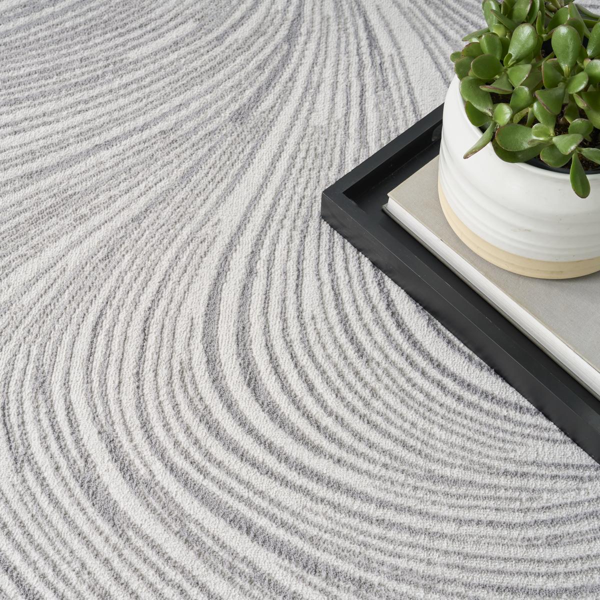 DKNY Central Park West Wave Grey Rug