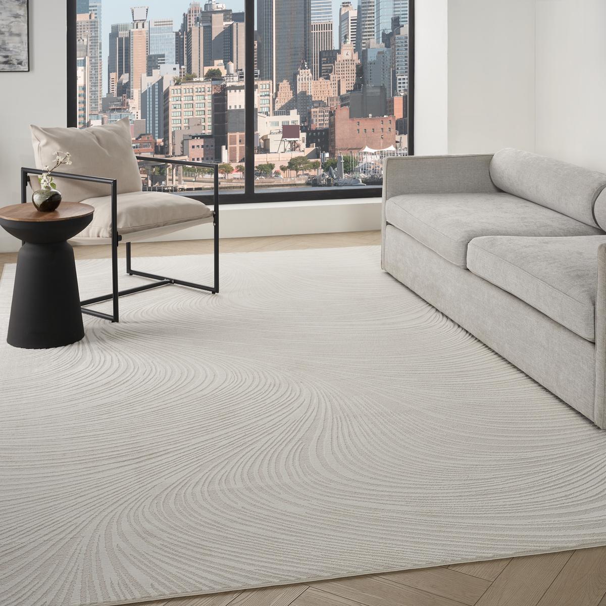 DKNY Central Park West Wave Ivory Rug