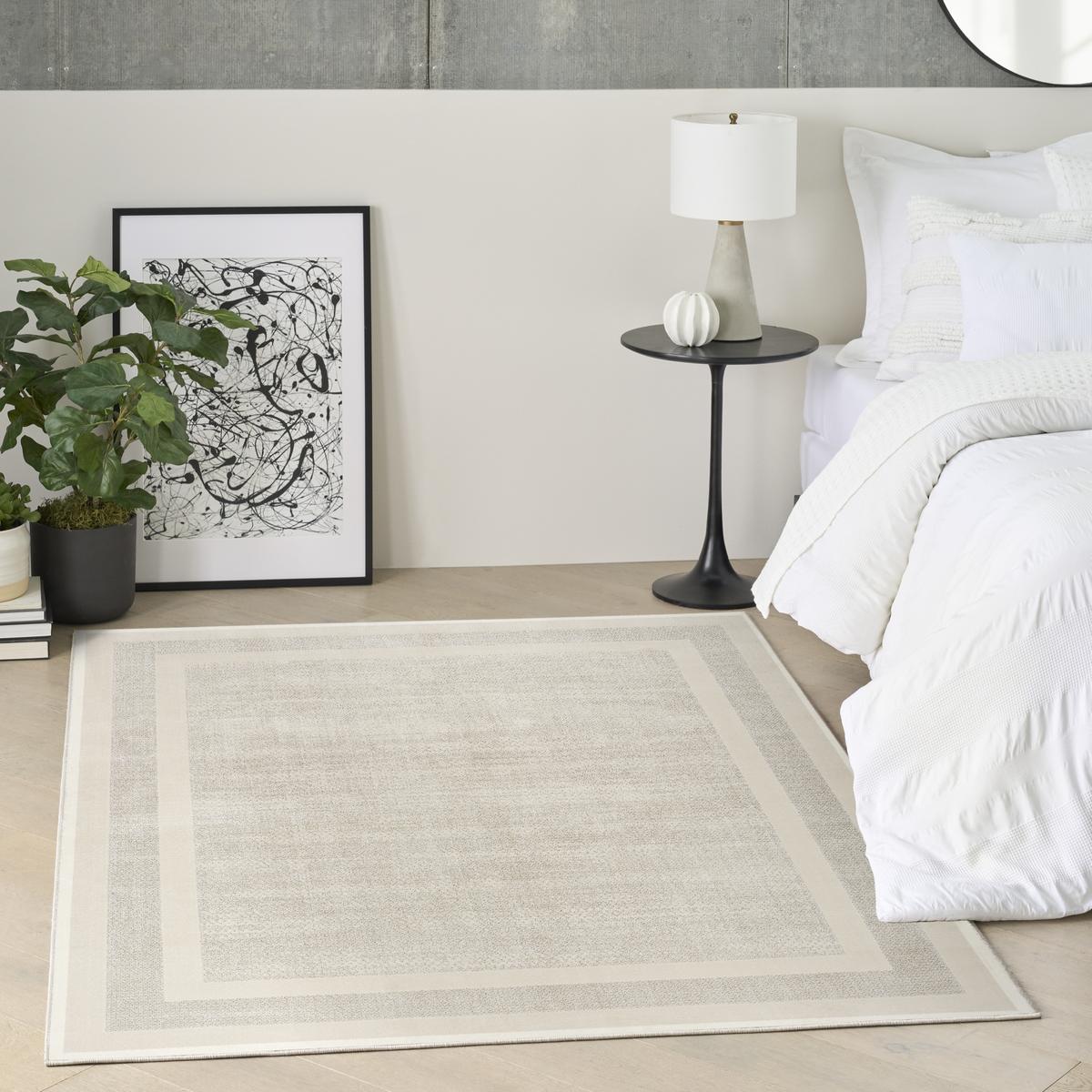DKNY Grand Street Frame Ivory Taupe Rug