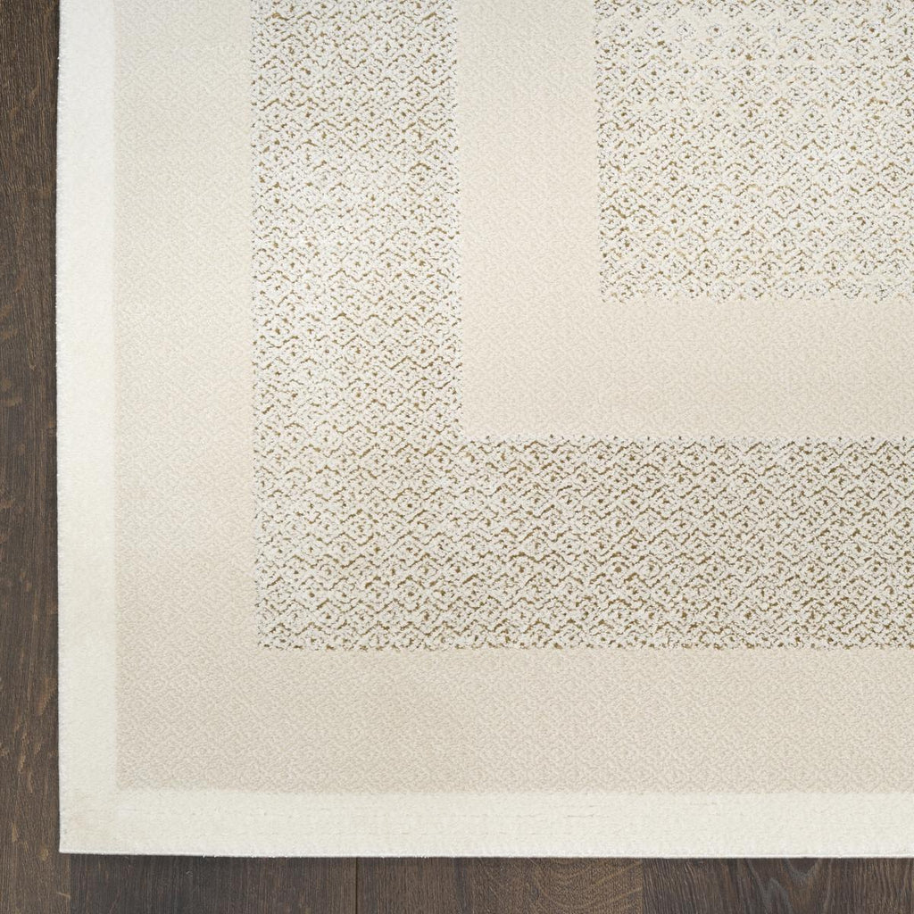 DKNY Grand Street Frame Ivory Taupe Rug