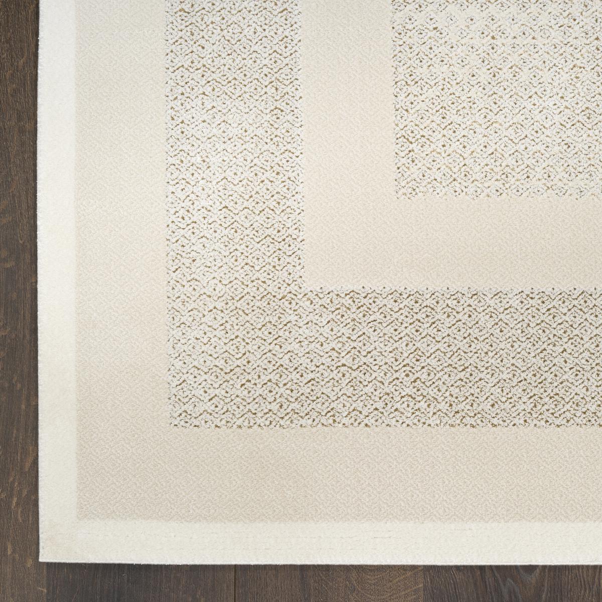 DKNY Grand Street Frame Ivory Taupe Rug