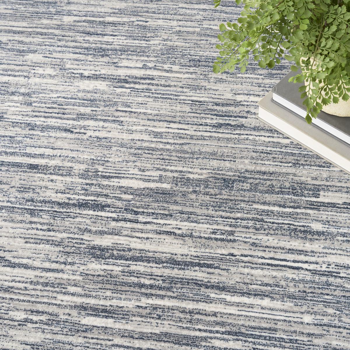 DKNY Grand Street Haze Ivory Blue Rug