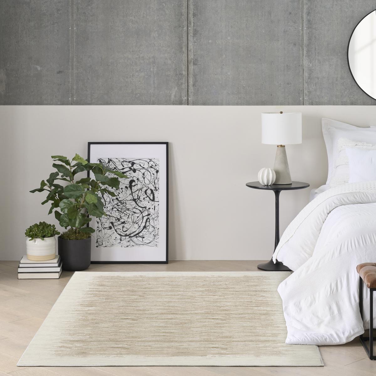 DKNY Grand Street Haze Ivory Taupe Rug