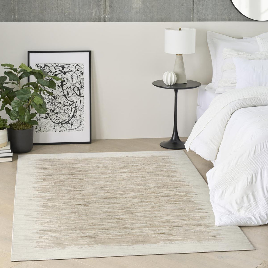 DKNY Grand Street Haze Ivory Taupe Rug
