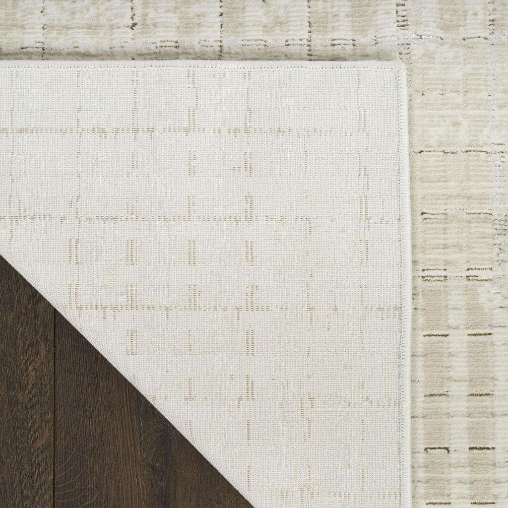 DKNY Grand Street Shimmer Ivory Beige Rug