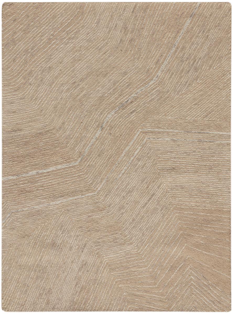 DKNY Pure Angles Camel Rug