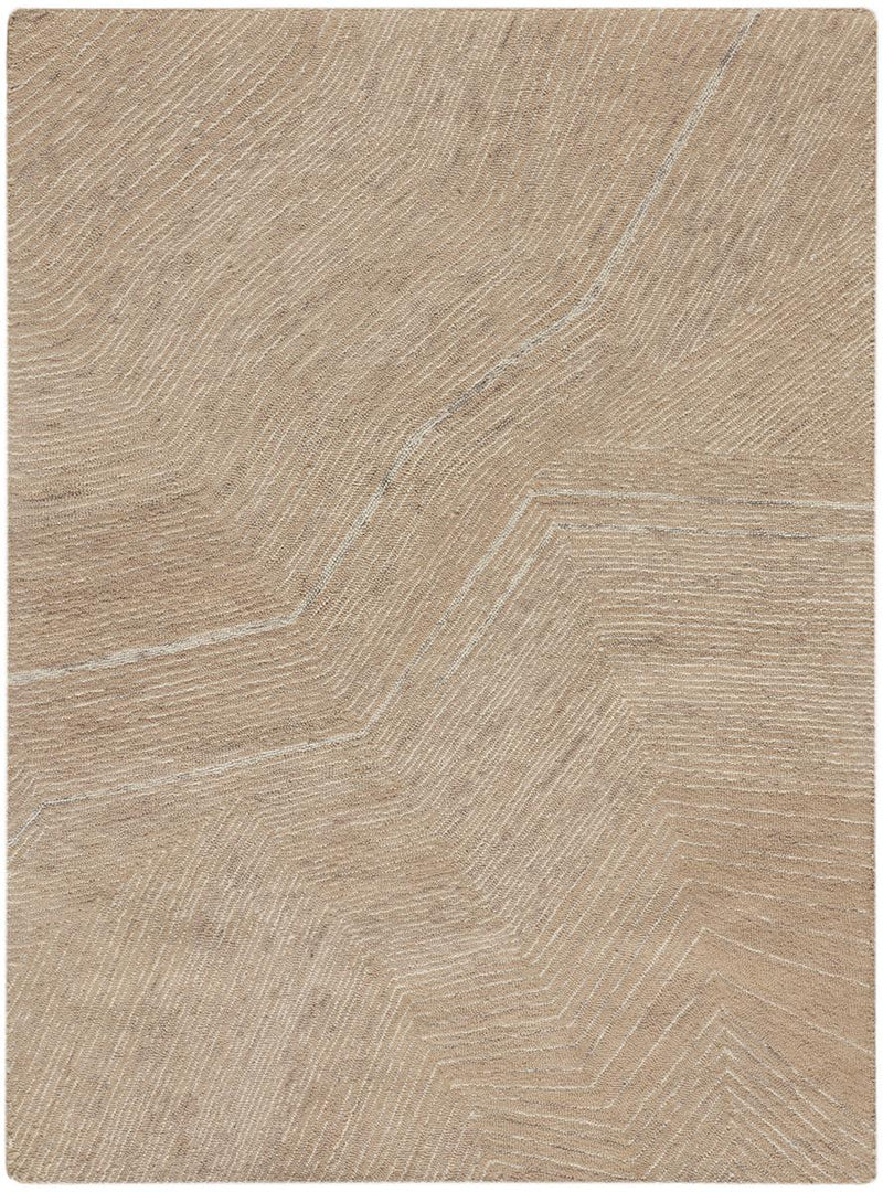 DKNY Pure Angles Camel Rug