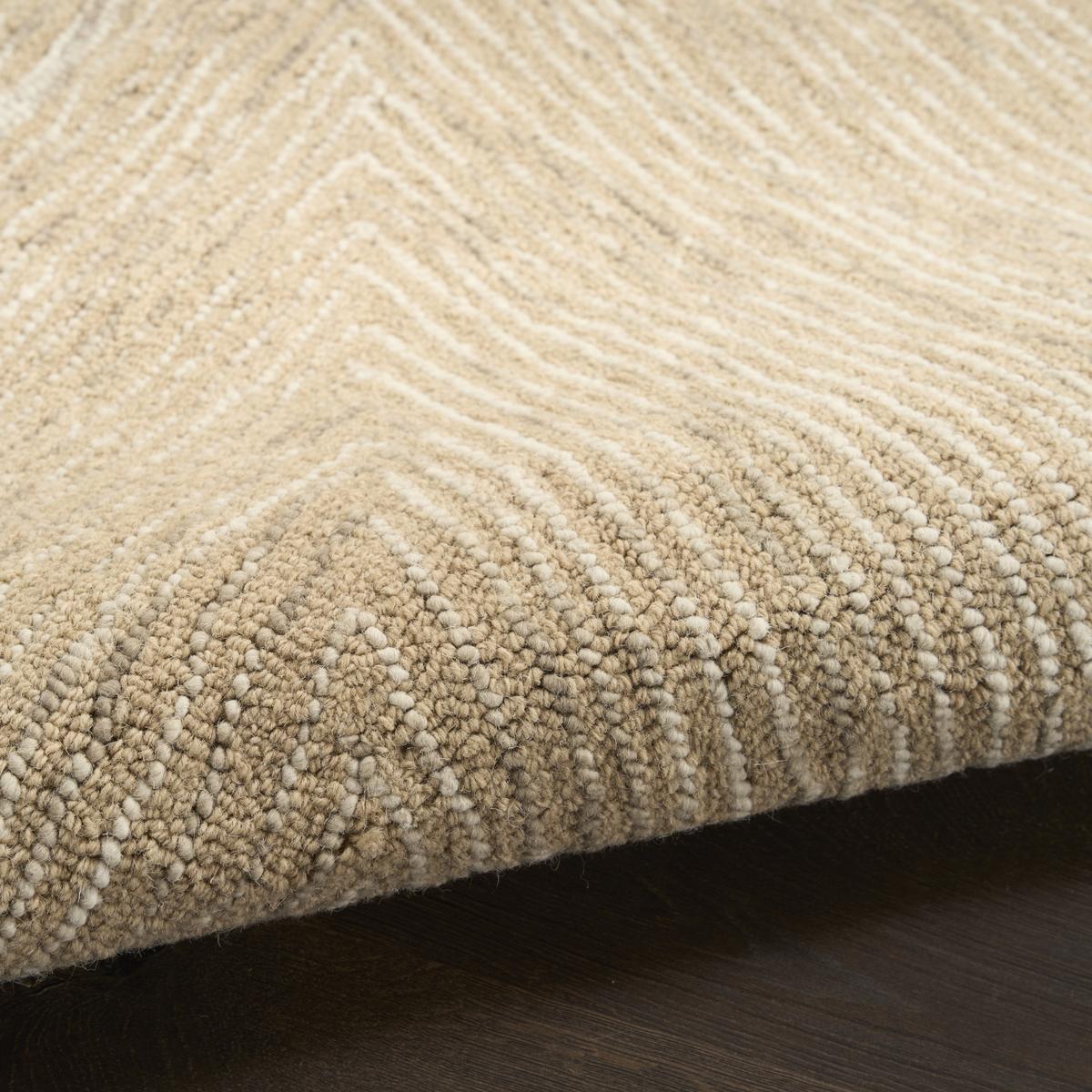 DKNY Pure Angles Camel Rug