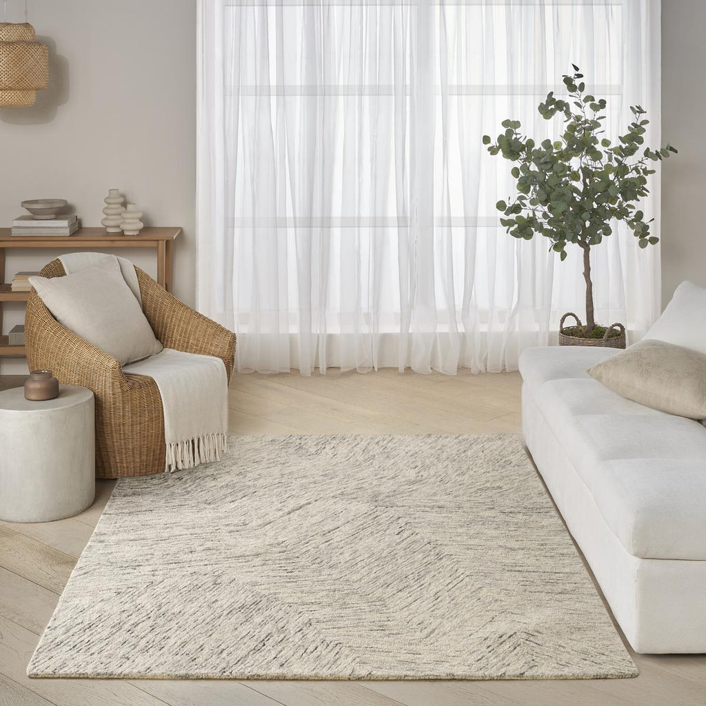 DKNY Pure Angles Grey Rug