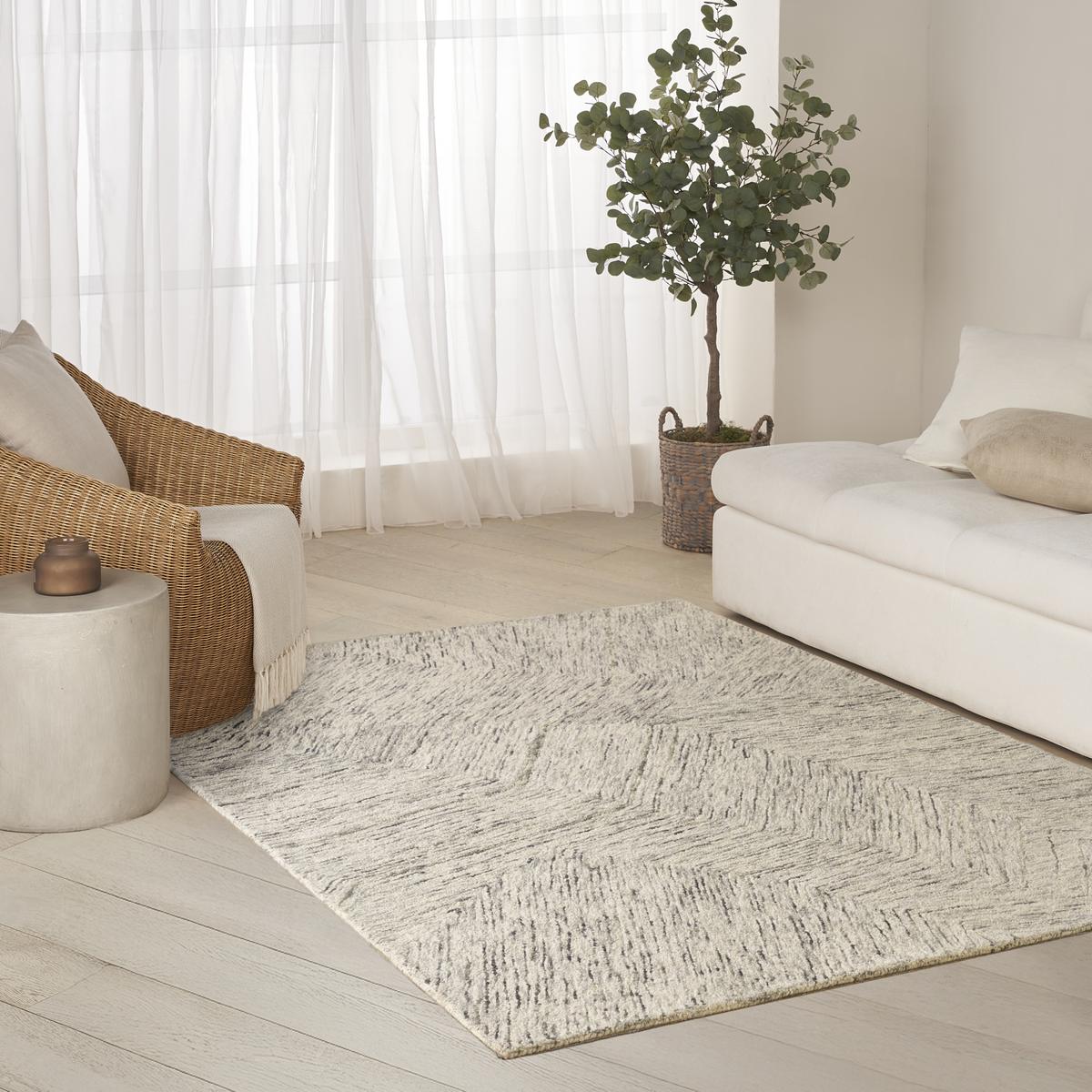 DKNY Pure Angles Grey Rug