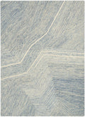 DKNY Pure Angles Ivory Blue Rug
