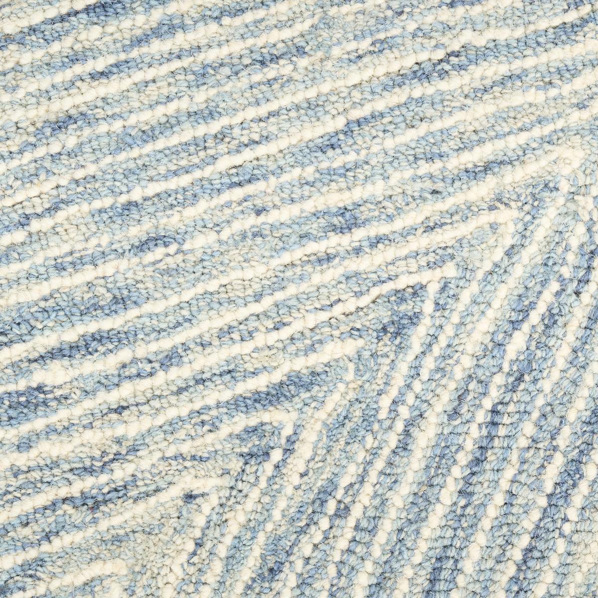 DKNY Pure Angles Ivory Blue Rug
