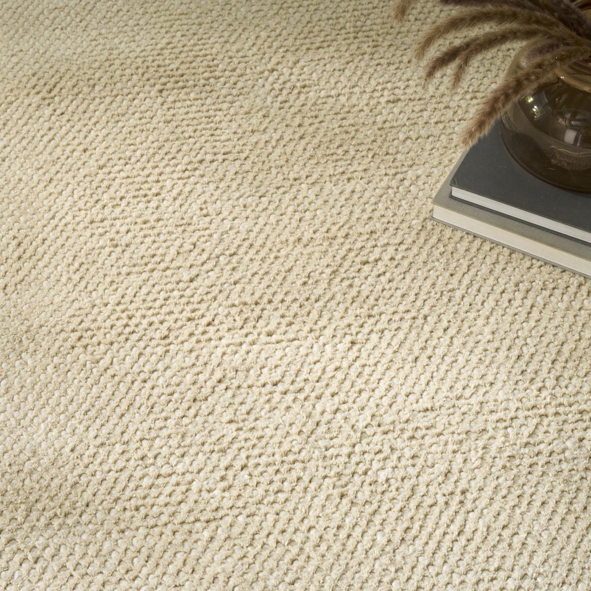 DKNY Rows Ivory Beige Rug
