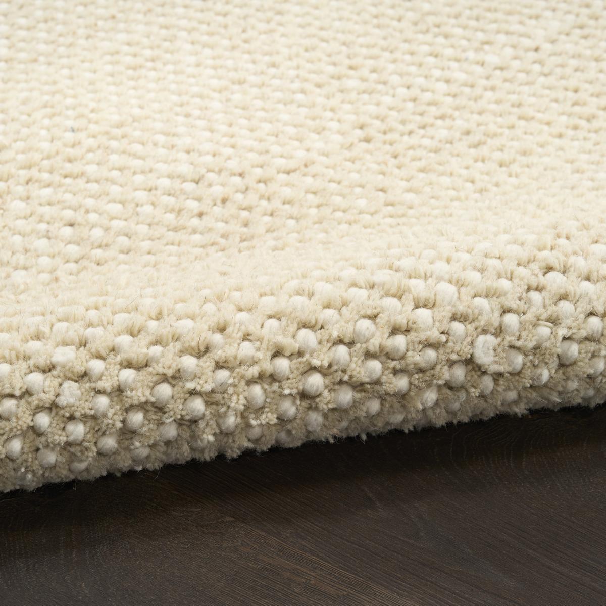 DKNY Rows Ivory Beige Rug