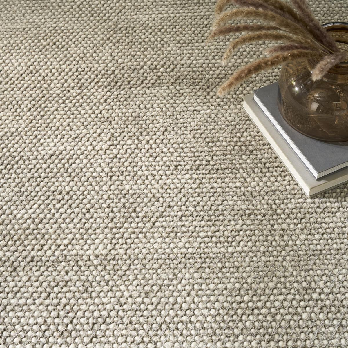 DKNY Rows Ivory Grey Rug