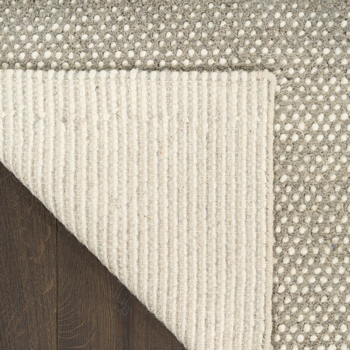 DKNY Rows Ivory Grey Rug