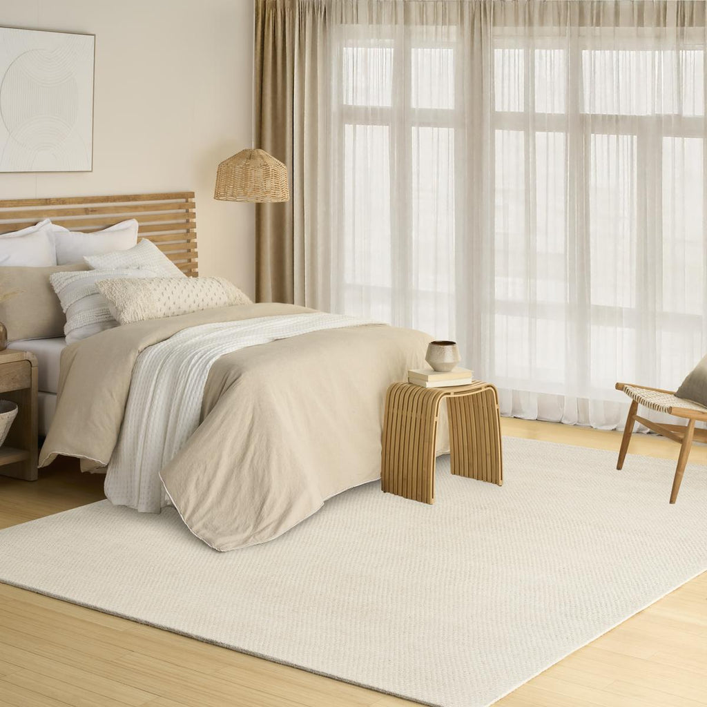 DKNY Rows Ivory Rug