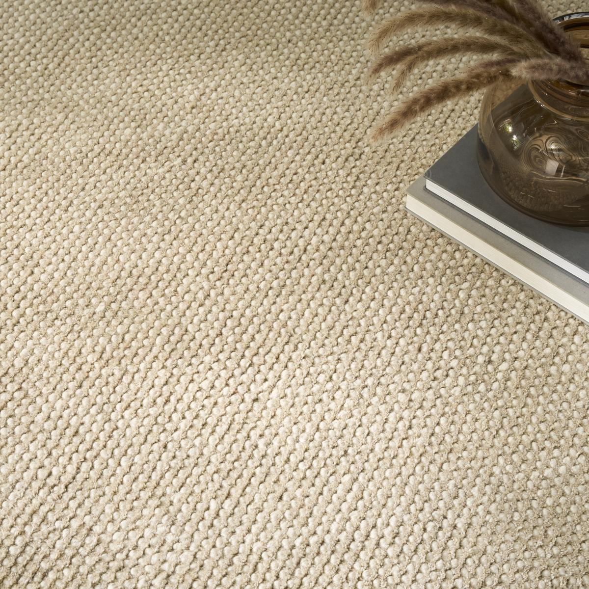 DKNY Rows Ivory Taupe Rug