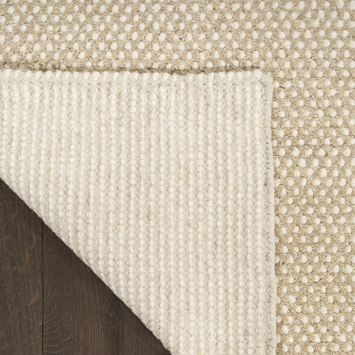 DKNY Rows Ivory Taupe Rug