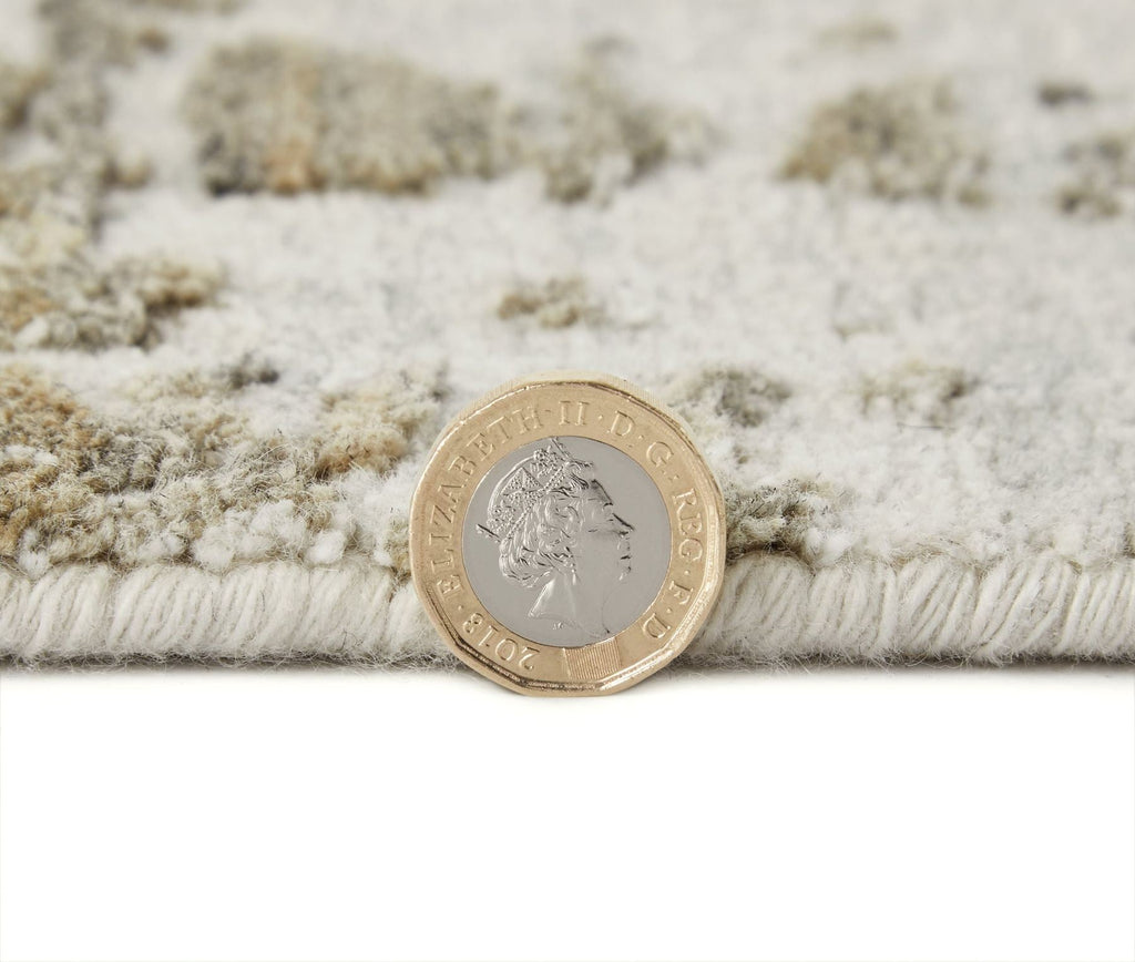 Dune Viscose Drift Ivory Mink Rug