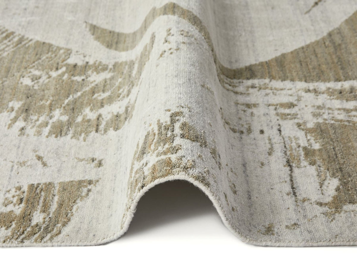 Dune Viscose Drift Ivory Mink Rug
