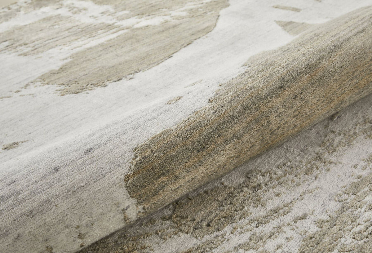 Dune Viscose Drift Ivory Mink Rug