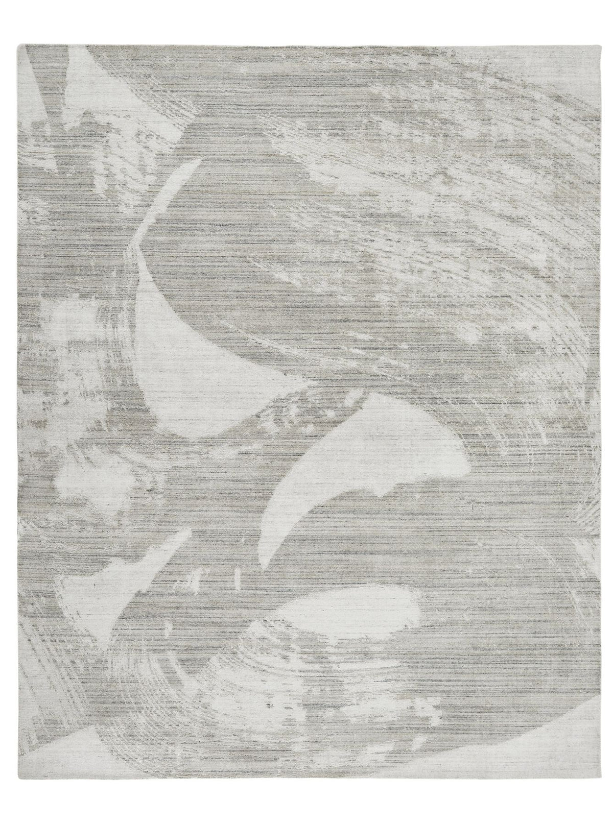 Dune Viscose Drift White Light Blue Rug