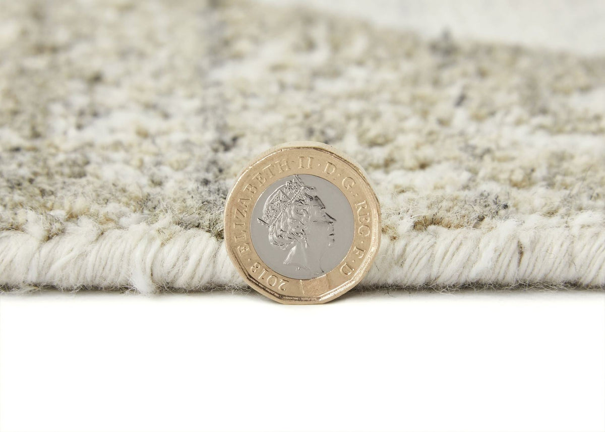 Dune Viscose Wave Ivory Mink Rug
