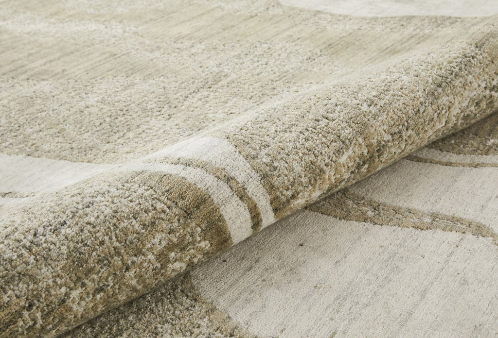 Dune Viscose Wave Ivory Mink Rug