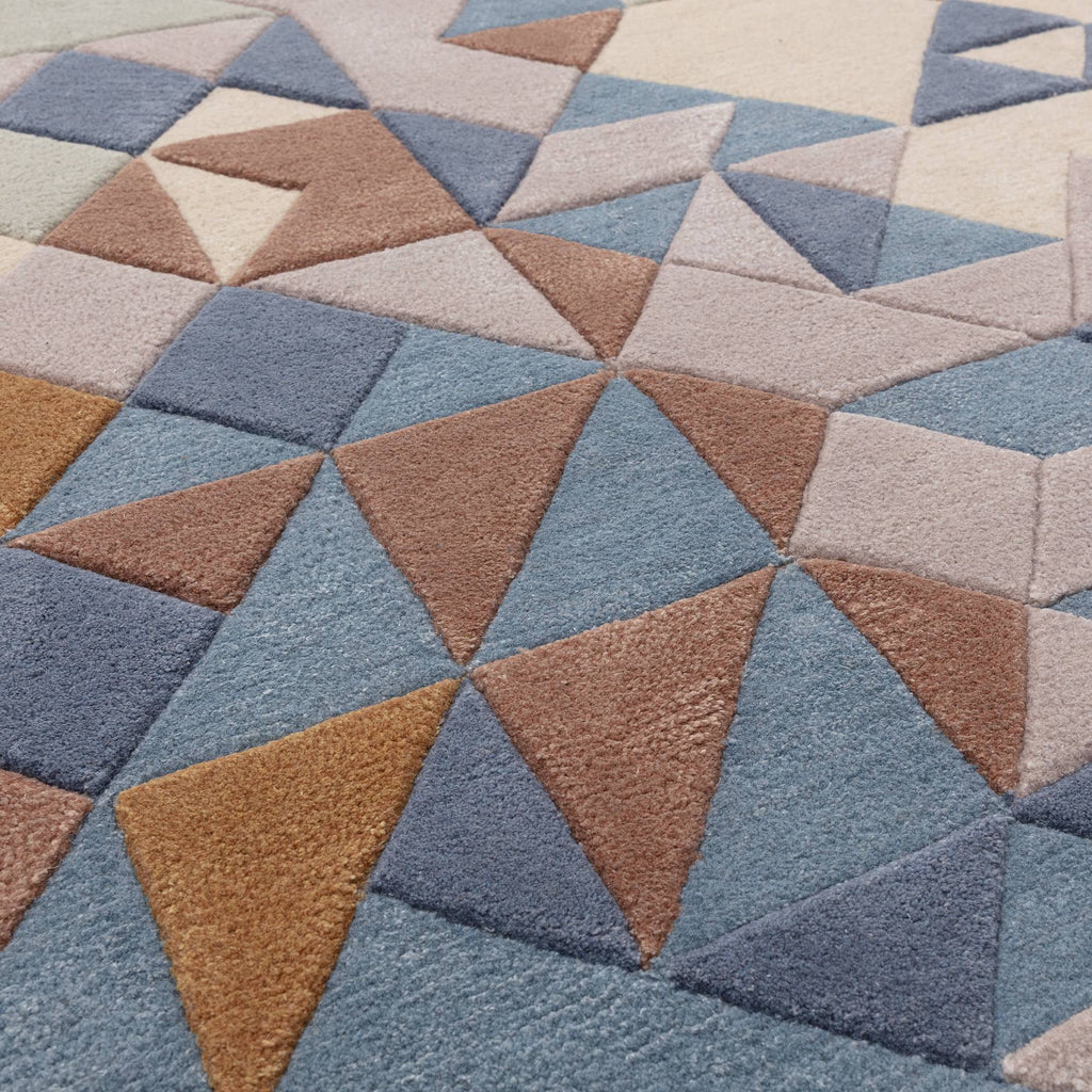 Enigma Blue Multi Rug