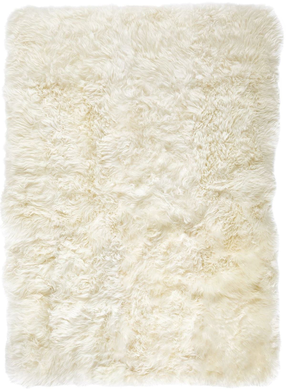 Faux Sheepskin Ivory Rug