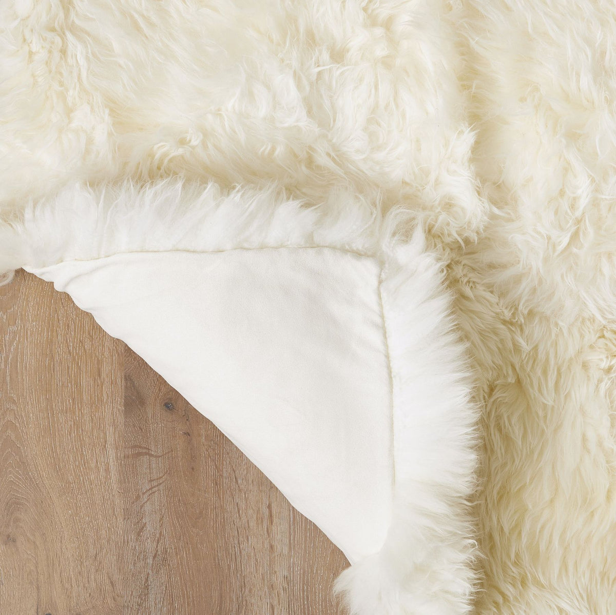 Faux Sheepskin Ivory Rug