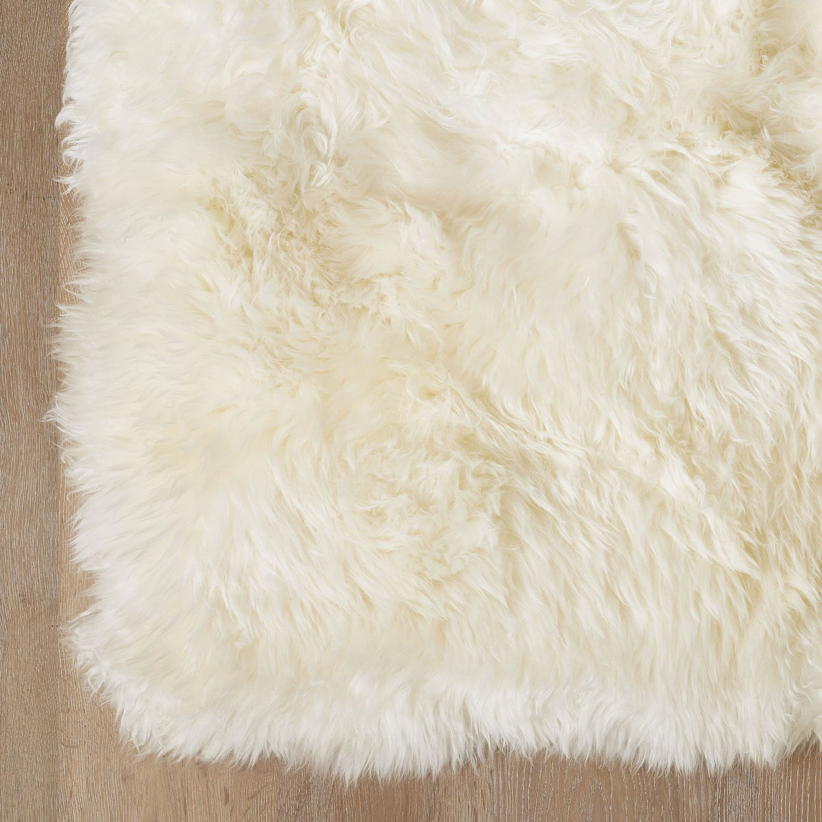 Faux Sheepskin Ivory Rug
