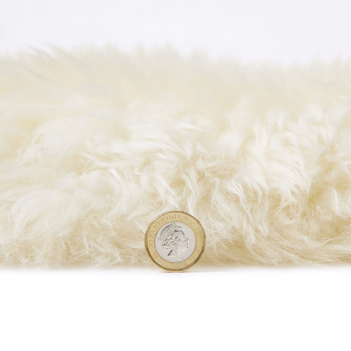 Faux Sheepskin Ivory Rug