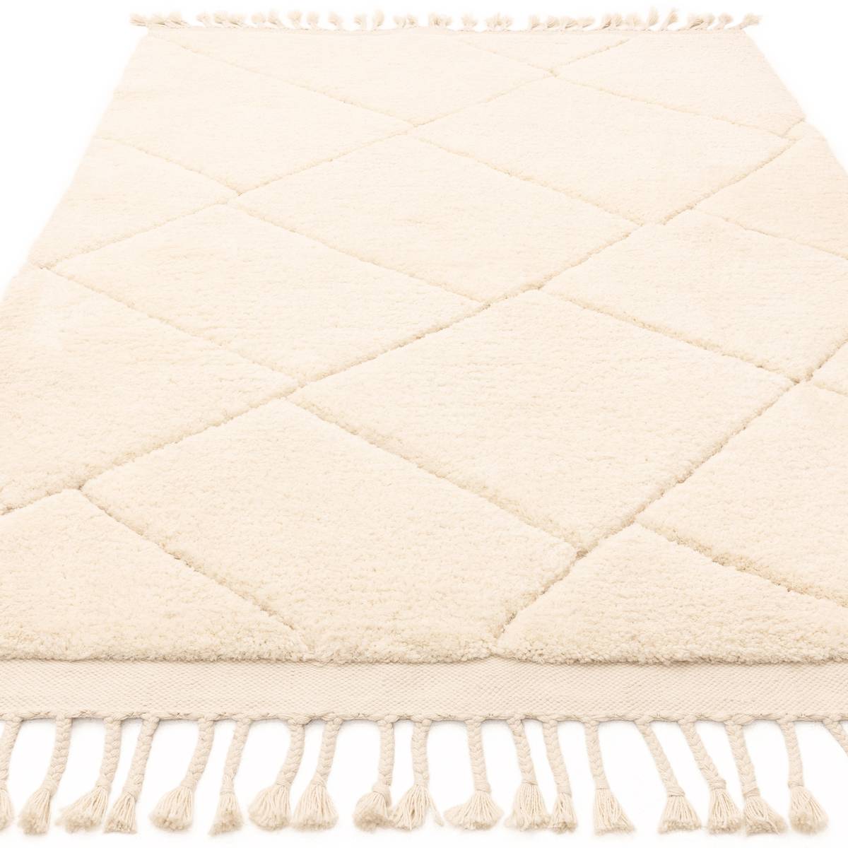 Fes Diamond Cream Rug