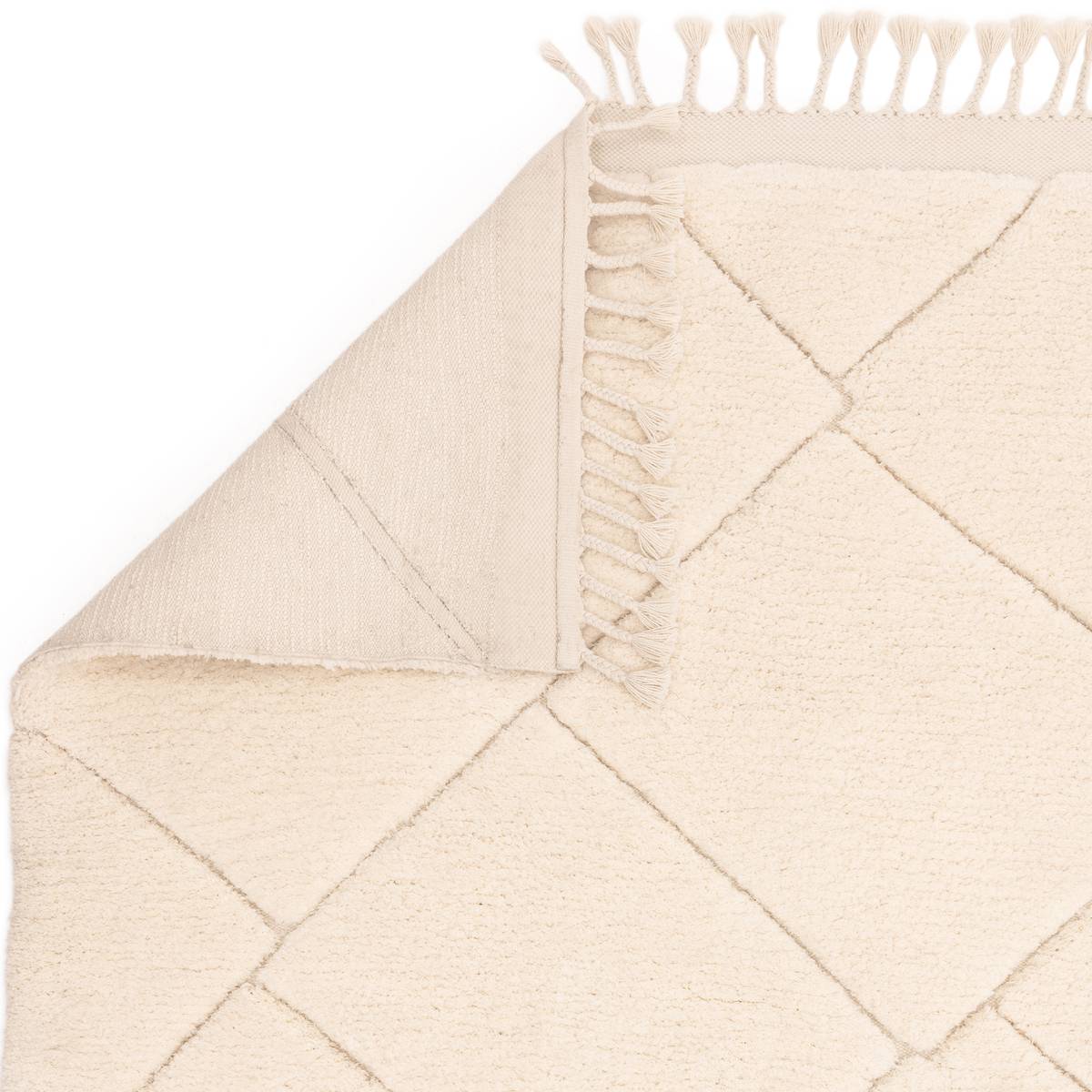 Fes Diamond Cream Rug