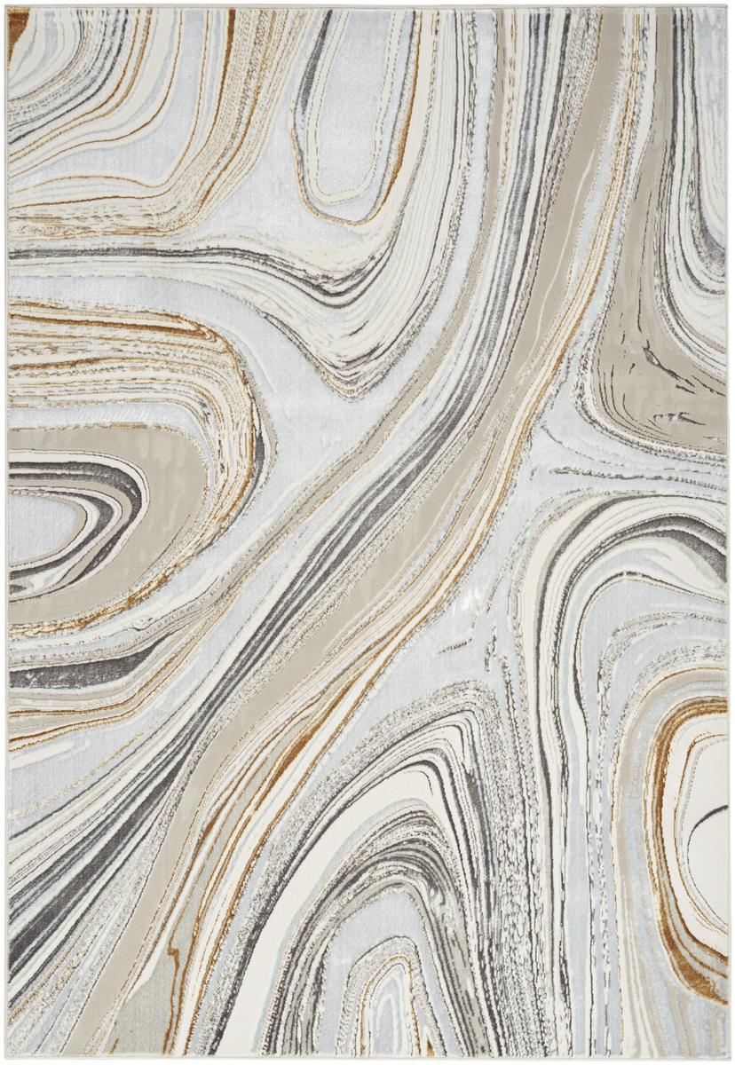 Glitz Agate Grey Gold Rug