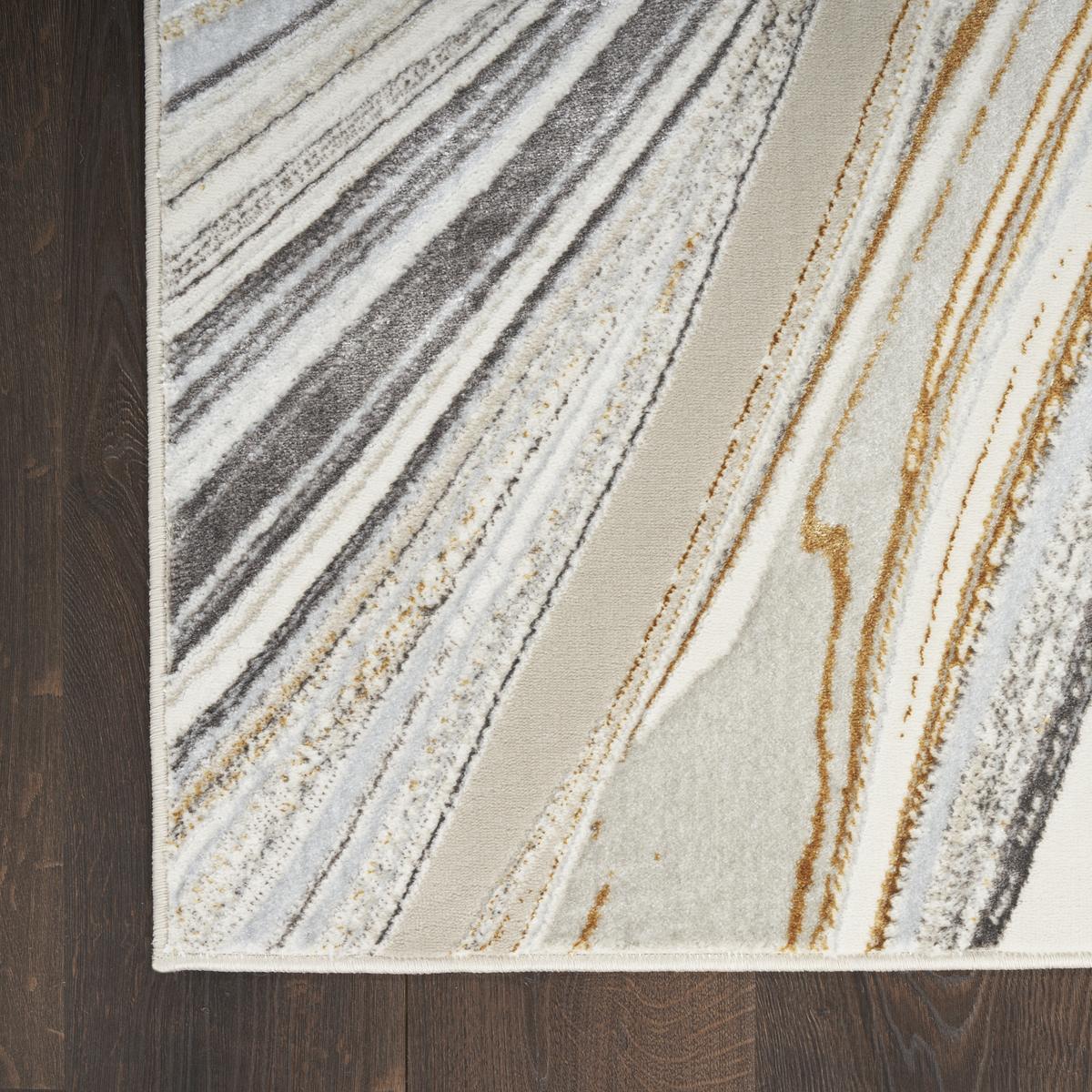 Glitz Agate Grey Gold Rug