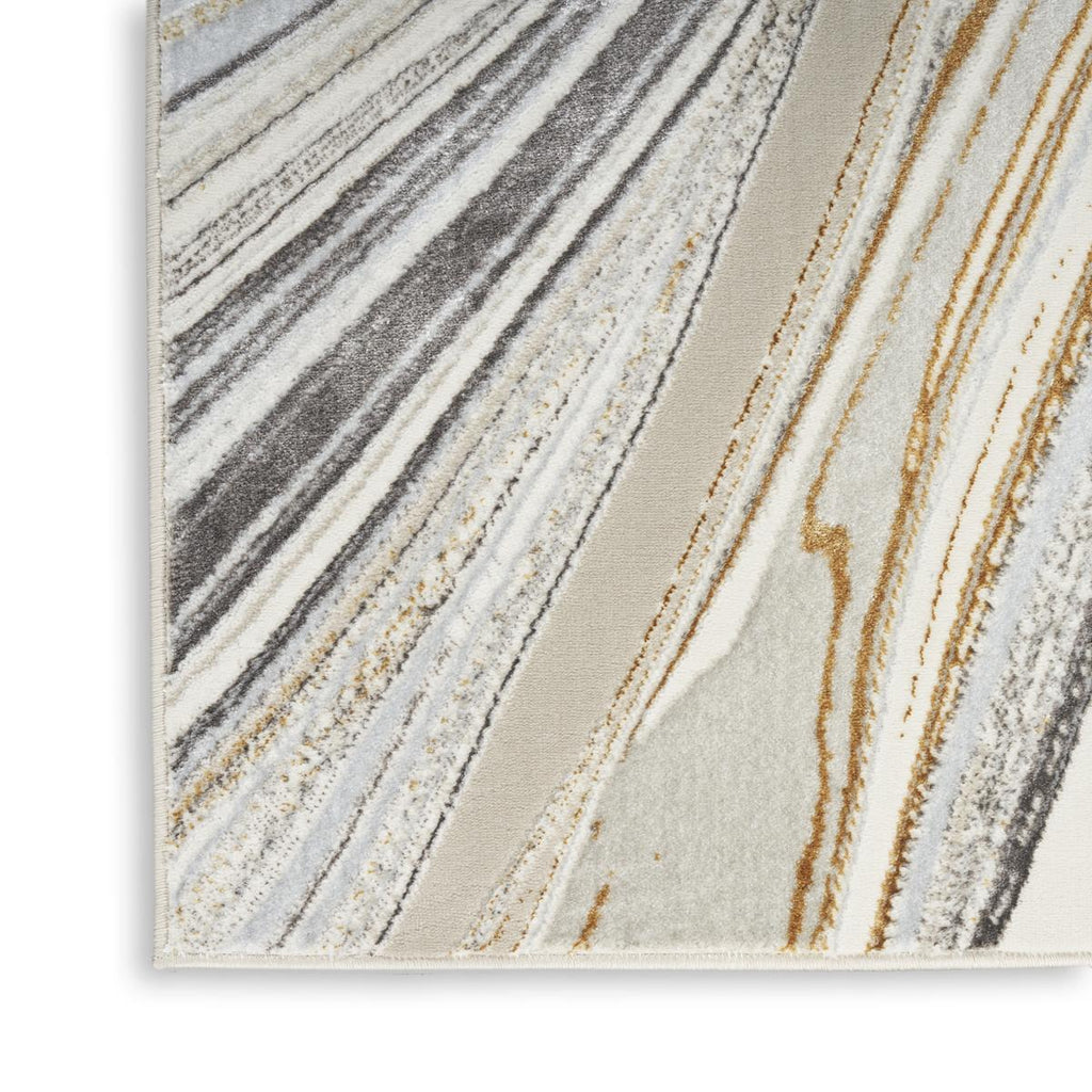 Glitz Agate Grey Gold Rug
