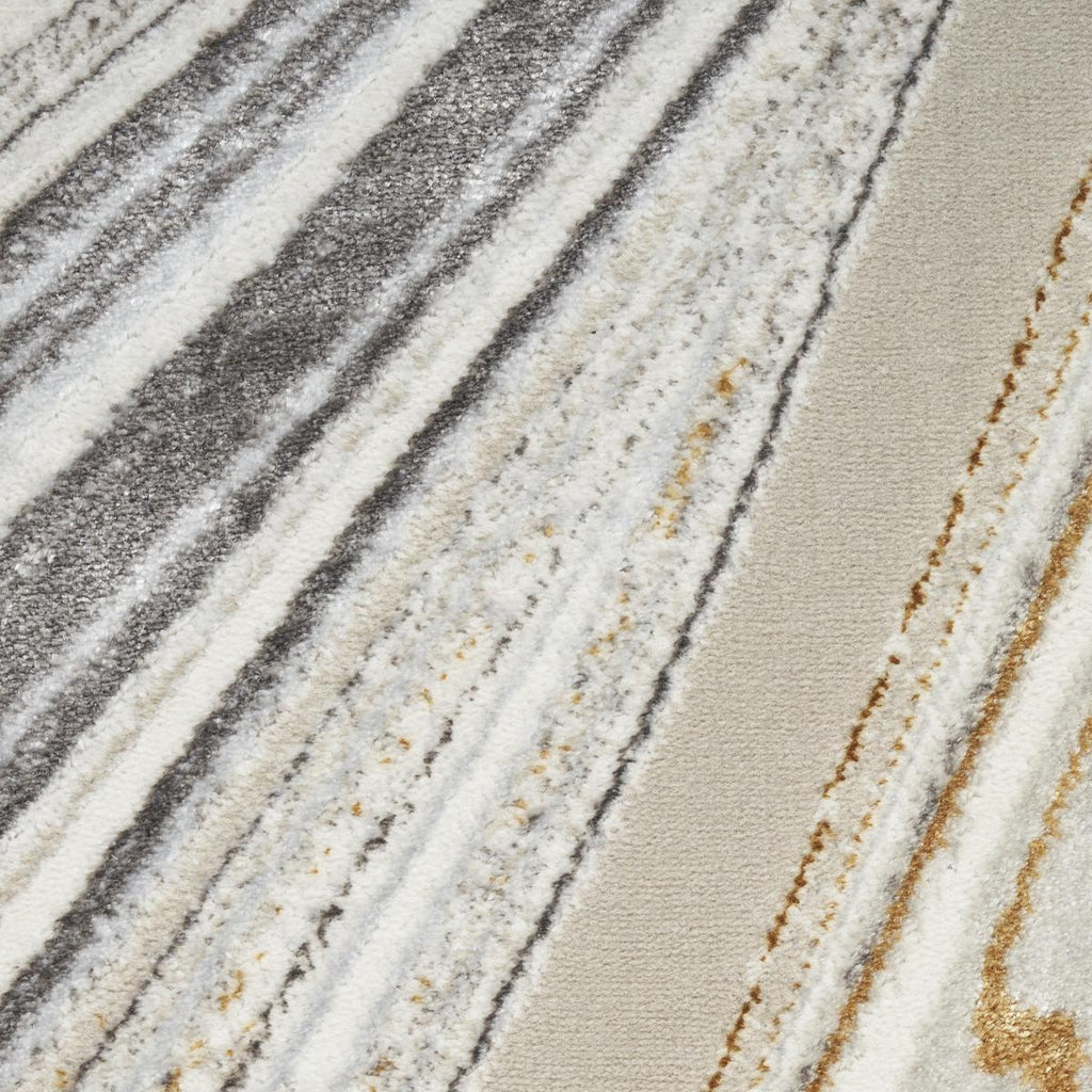 Glitz Agate Grey Gold Rug