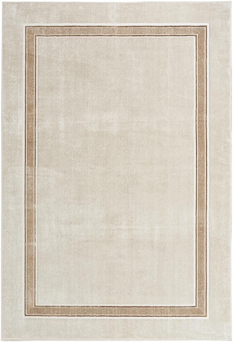 Glitz Border Ivory Cream Rug