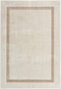 Glitz Border Ivory Cream Rug