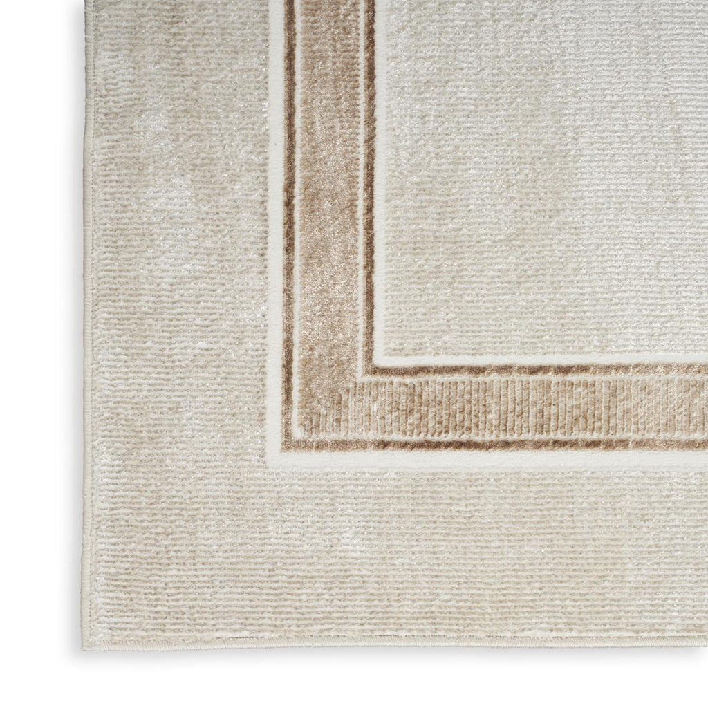 Glitz Border Ivory Cream Rug
