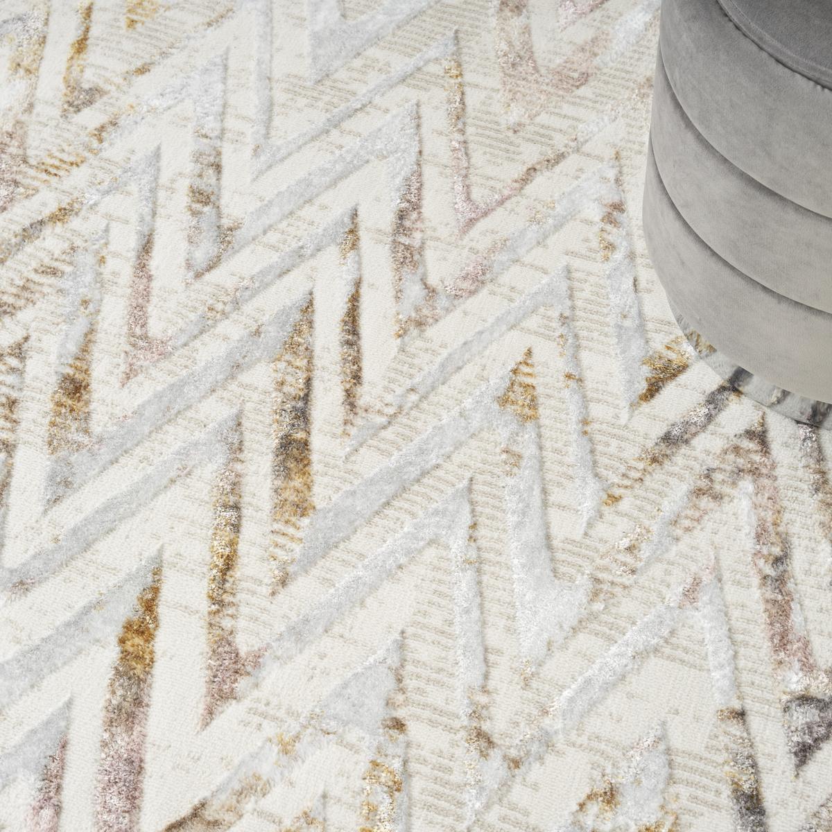 Glitz Chevron Multicolour Rug
