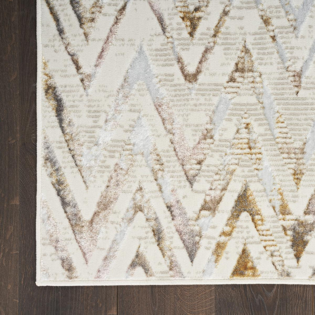 Glitz Chevron Multicolour Rug