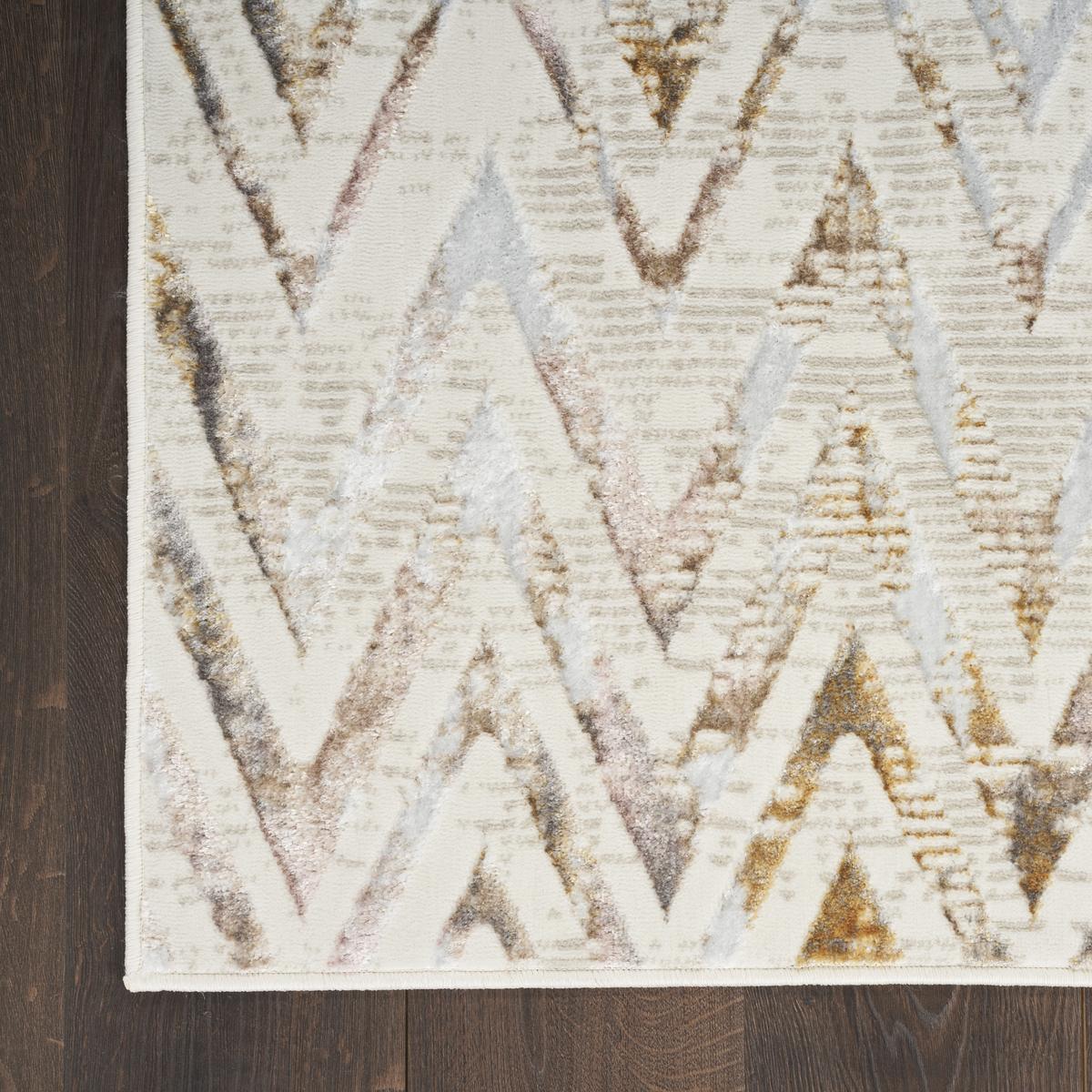 Glitz Chevron Multicolour Rug