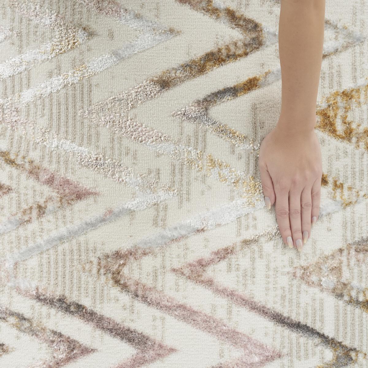Glitz Chevron Multicolour Rug