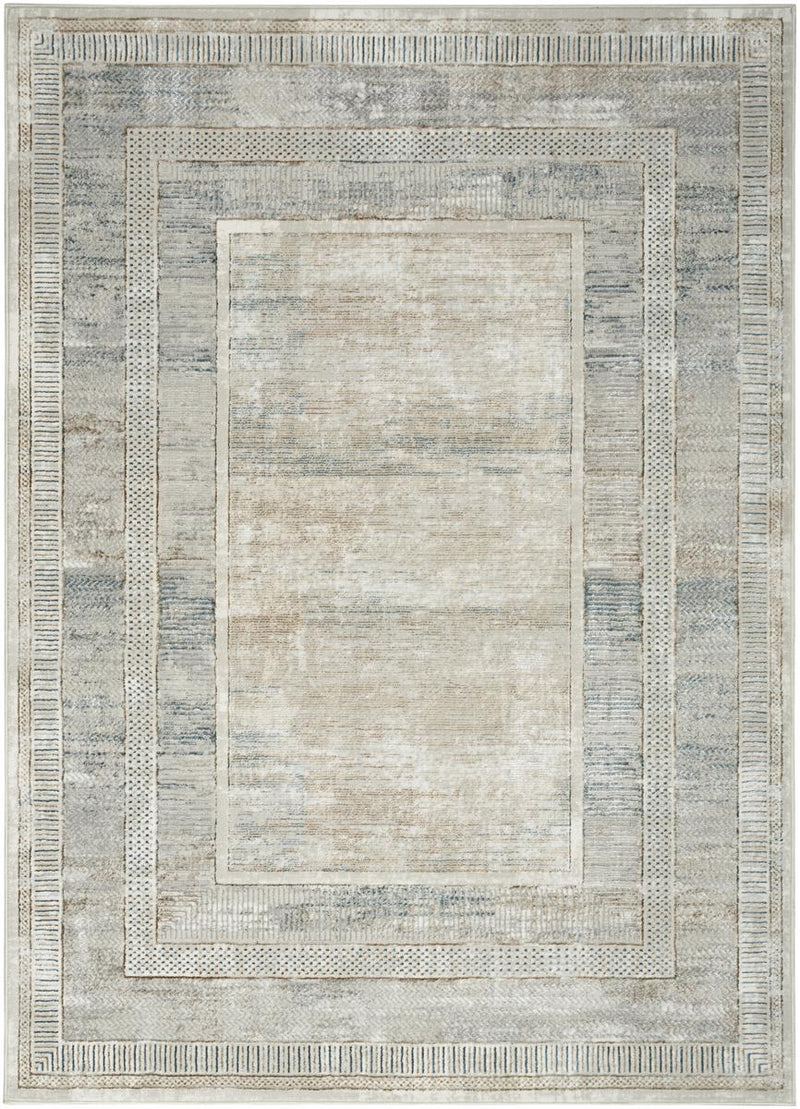 Glitz Frame Ivory Multicolour Rug