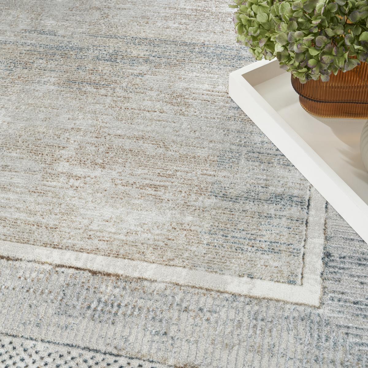 Glitz Frame Ivory Multicolour Rug